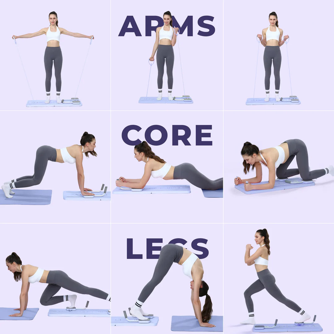 Arms, core and legs — one board